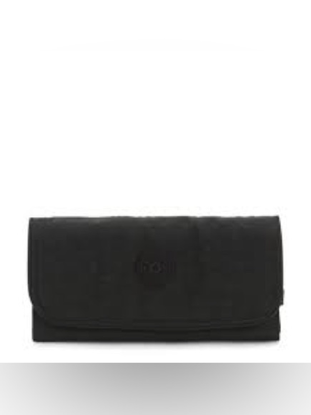 Kipling Black Foldover Wallet, no monkey